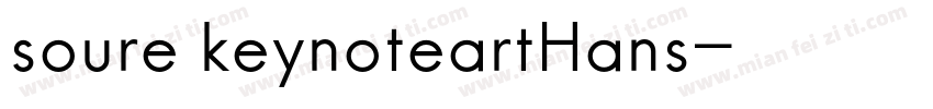 soure keynoteartHans字体转换